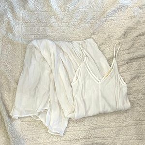 🤍 Lovestitch White Maxi Dress Size Small